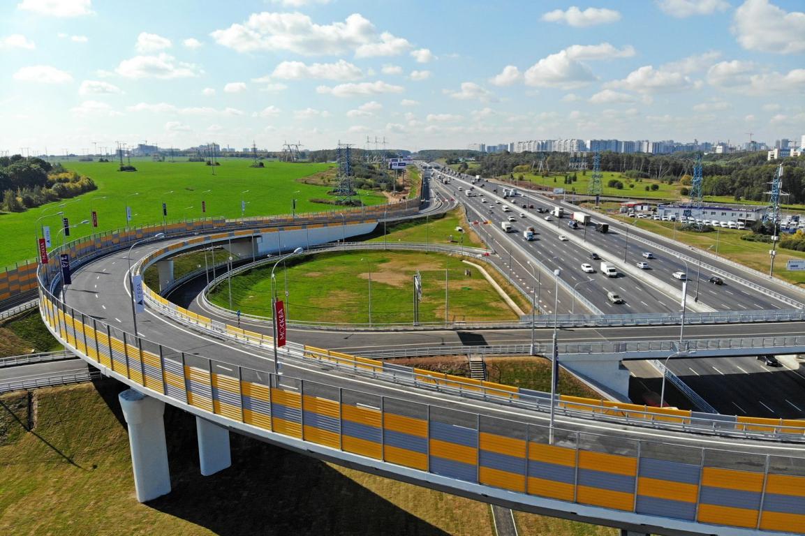 Открытие транспортной развязки на пересечении Бесединского шоссе и МКАД